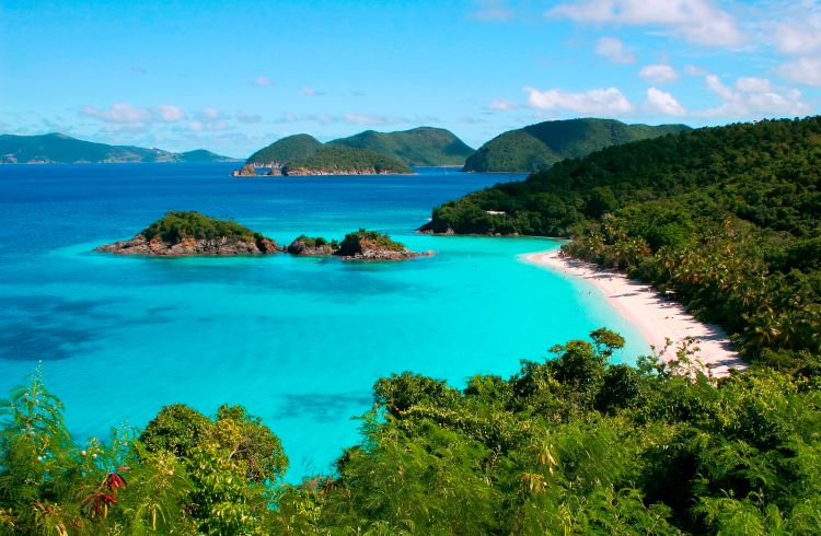 US Virgin Islands coastline